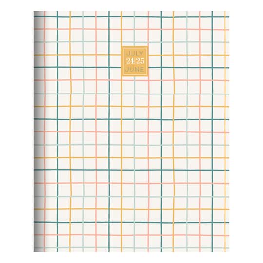 TF Publishing 2024-2025 Medium Graph Paper Monthly Planner